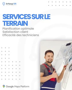 Service sur le terrain - Arkeup GIS